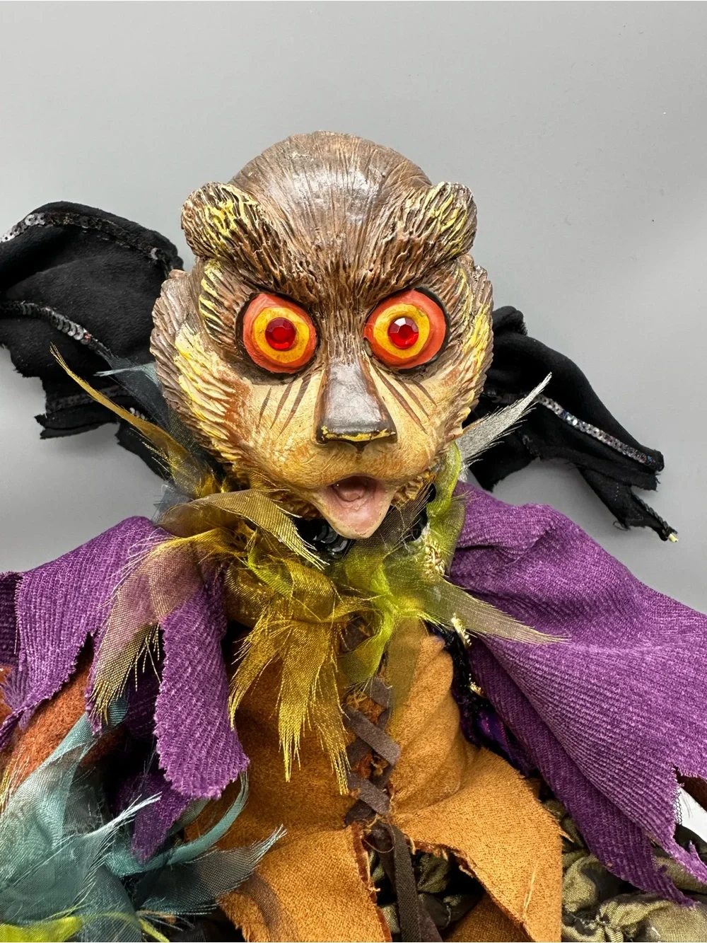 Wayne Kleski Katherine's Collection Flying Monkey Art Doll Fantasy Decor Wings